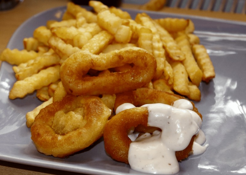 Plato de calamares de Los Manueles