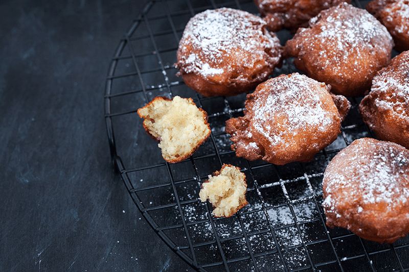 buñuelos de semana santa recién hechos